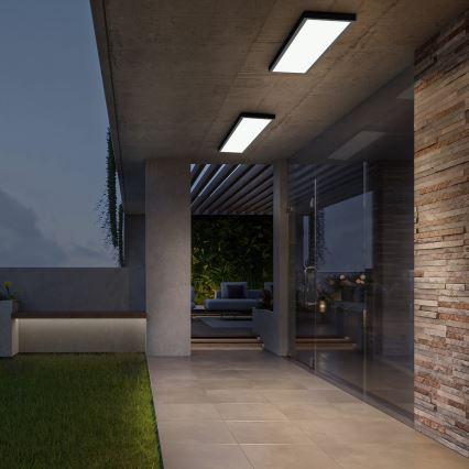 Brilagi - LED Плафон за баня FRAME LED/50W/230V 120x30 см IP44 черен