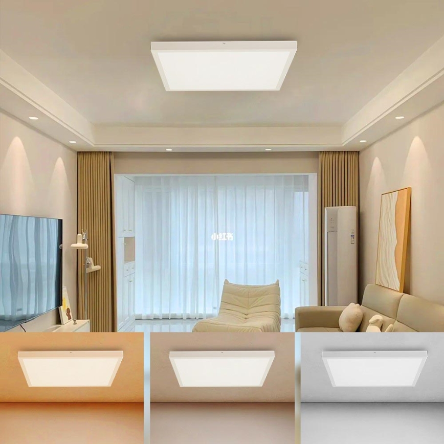 Brilagi - LED Плафон за баня FRAME LED/50W/230V 60x60 см 3000/4000/6000K IP44 бял