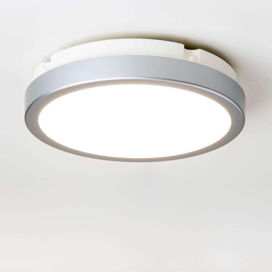 Brilagi - LED Плафон за баня PERA 18W/230V Ø 22 см IP65 сребрист