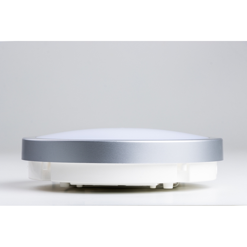 Brilagi - LED Плафон за баня PERA 18W/230V Ø 22 см IP65 сребрист