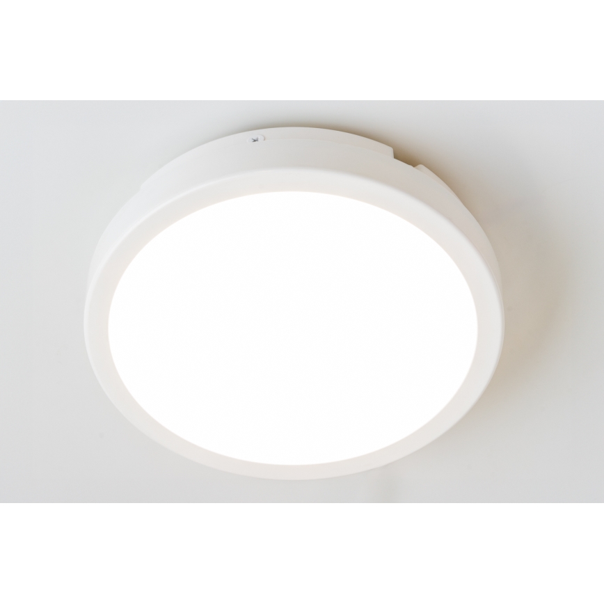 Brilagi - LED Плафон за баня PERA LED/18W/230V Ø 22 см IP65 бял