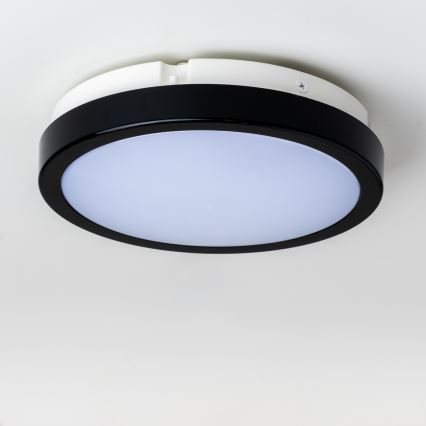 Brilagi - LED Плафон за баня PERA LED/18W/230V Ø 22 см IP65 черен