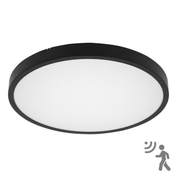 BRILAGI - LED плафон за баня със сензор ZENNA LED/36W/230V Ø 41,3 см IP44 черен + дистанционно управление