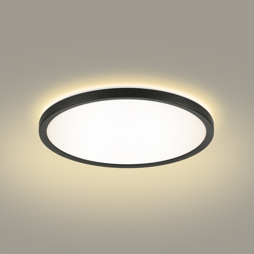 Brilagi - LED Плафон за баня ULTRA SLIM LED/24W/230V 42x42 см черен IP54