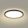 Brilagi - LED Плафон за баня ULTRA SLIM LED/24W/230V 42x42 см черен IP54