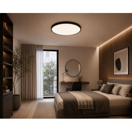BRILAGI - LED таванно осветително тяло за баня ZENNA LED/36W/230V Ø 42 см IP44 черно