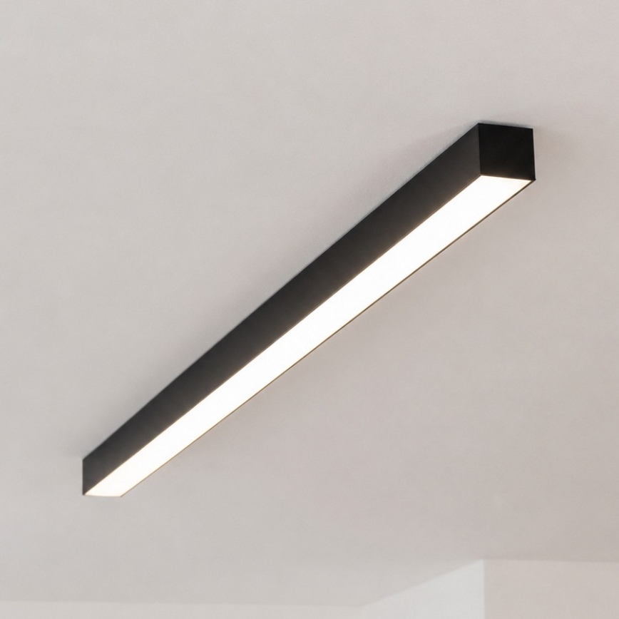 Brilagi - LED повърхностно монтиран плафон FULLDAY LED/20/30/40W/230V 2700/4000/6000K 120 см черен