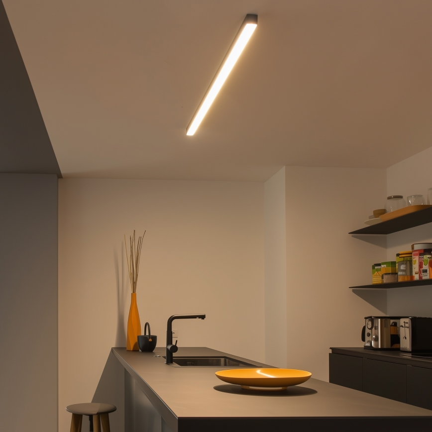Brilagi - LED повърхностно монтирано осветително тяло FULLDAY LED/30/40/50W/230V 2700/4000/6000K 150 см черно