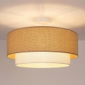 Brilagi - LED плафонен полилей BOHO ECO 1xE27/10W/230V Ø 40 см бежово/кремаво