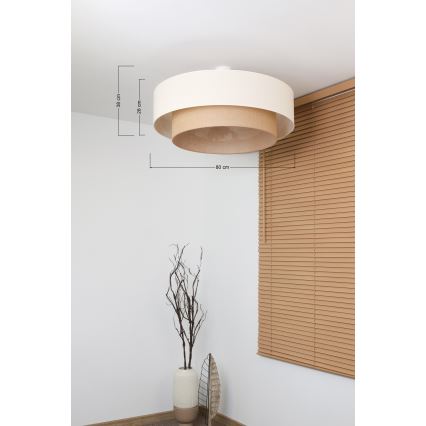 Brilagi - LED плафонен полилей BOHO стил 3xE27/15W/230V, диаметър 80 см