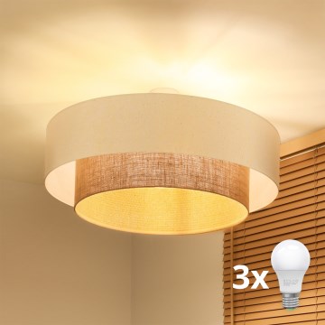 Brilagi - LED плафонен полилей BOHO стил 3xE27/15W/230V Ø 80 см