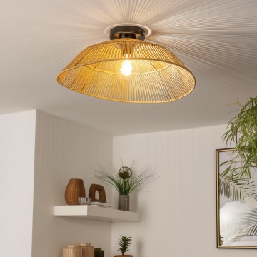 Brilagi - LED плафонен полилей CERIA BOHO 1xE27/40W/230V, Ø 50 см, кафяв