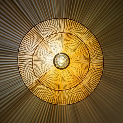 Brilagi - LED плафонен полилей CERIA BOHO 1xE27/40W/230V, Ø 50 см, кафяв