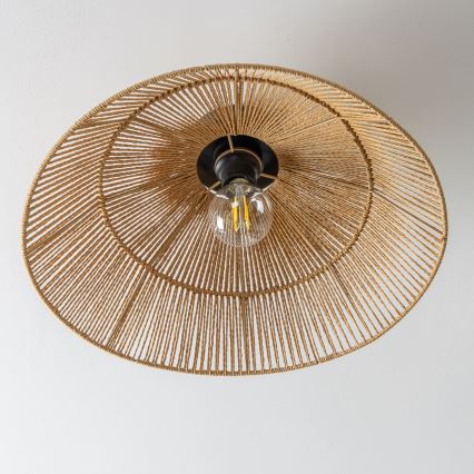 Brilagi - LED плафонен полилей CERIA BOHO 1xE27/40W/230V, Ø 50 см, кафяв