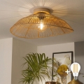 BRILAGI - LED плафонен полилей CERIA BOHO 1xE27/40W/230V Ø 70 см кафяв/дъб