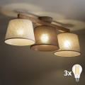 BRILAGI - LED Плафонен полилей LATTE 3xE27/15W/230V бор/микс