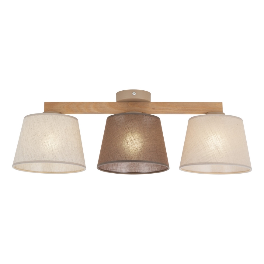 BRILAGI - LED Плафонен полилей LATTE 3xE27/15W/230V бор/микс