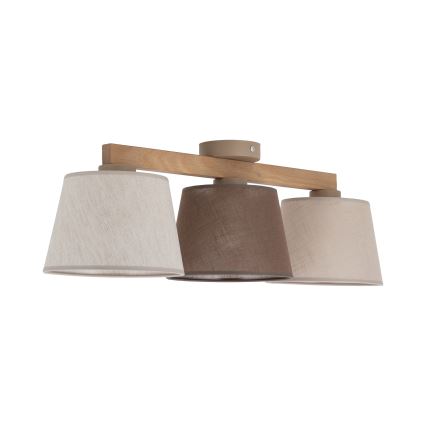 BRILAGI - LED Плафонен полилей LATTE 3xE27/15W/230V бор/микс
