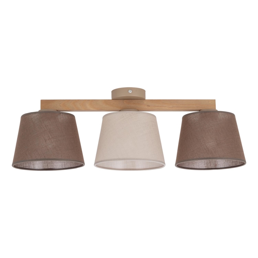 BRILAGI - LED плафонен полилей LATTE SABIA 3xE27/15W/230V бор/микс