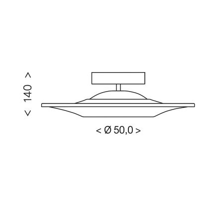 Brilagi - LED плафонен полилей VERANO LED/38W/230V