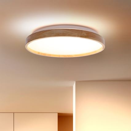 Brilagi - LED Плафониера ALSON LED/24W/230V дъб