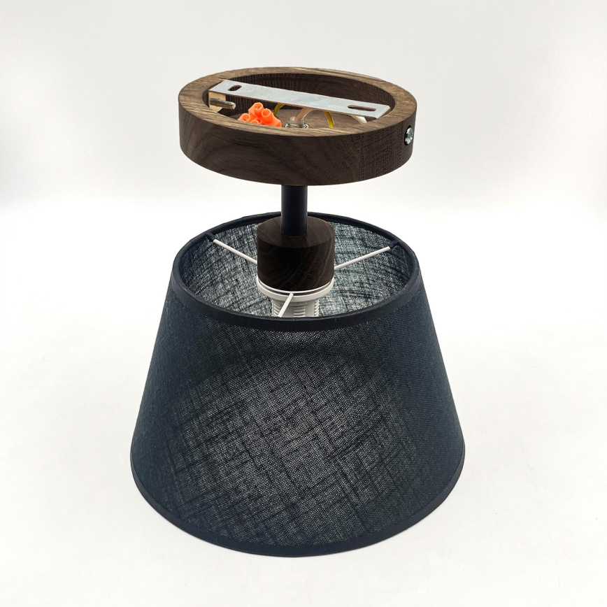 Brilagi - LED Плафониера ANTHONY 1xE14/60W/230V дъб орех/черен