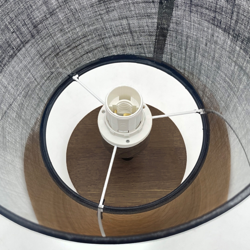 Brilagi - LED Плафониера ANTHONY 1xE14/60W/230V дъб орех/черен