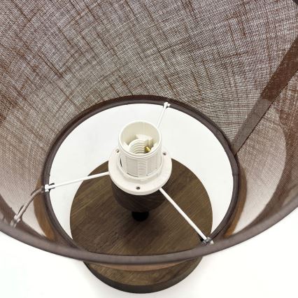 Brilagi - LED Плафониера ANTHONY 1xE14/60W/230V дъб орех/кафяво