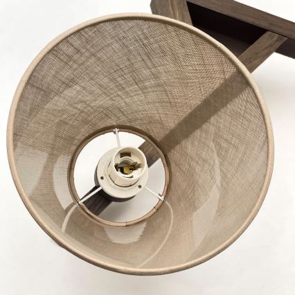 Brilagi - LED Плафониера ANTHONY 3xE14/40W/230V дъб орех/бежово