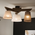 Brilagi - LED Плафониера ANTHONY 3xE14/40W/230V дъб орех