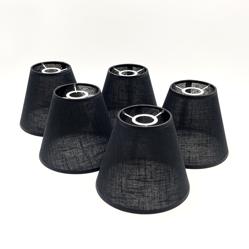 Brilagi - LED Плафониера ANTHONY 5xE14/40W/230V дъб орех/черен