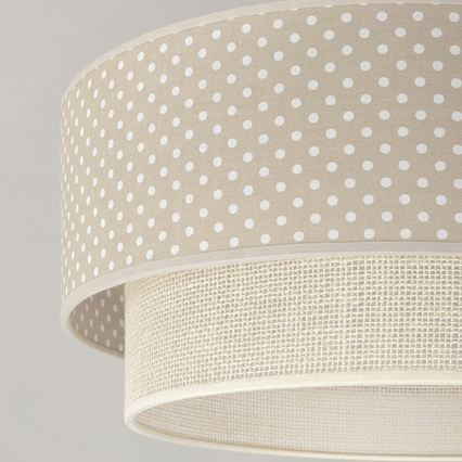 Brilagi - LED плафон BOHO BOBO 1xE27/60W/230V Ø 40 см, на точки, бежово/кремаво
