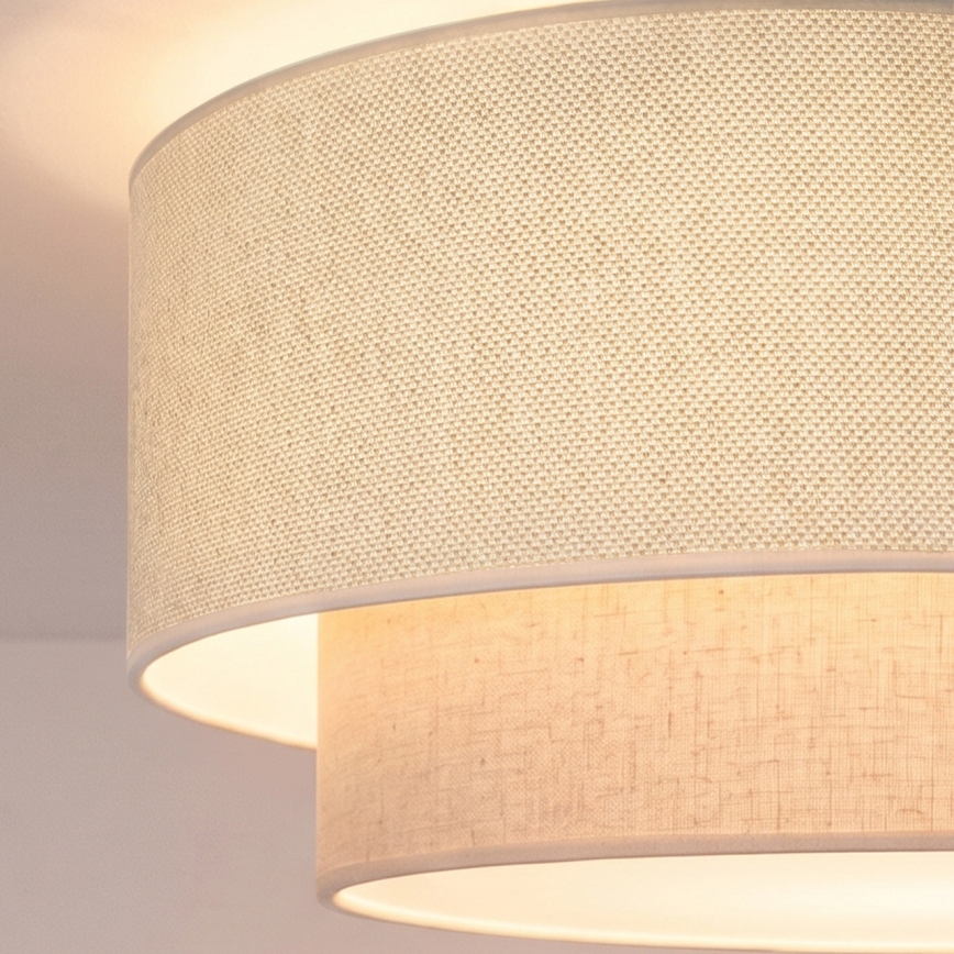 Brilagi - LED плафониера BOHO ECO 1xE27/10W/230V Ø 40 см кремава