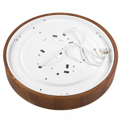 Brilagi - LED Плафониера CARVALHO 3xE27/60W/230V дъб череша Ø 47 см
