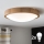 Brilagi - LED Плафониера CARVALHO SLIM 2xE27/60W/230V дъб Ø 37 см