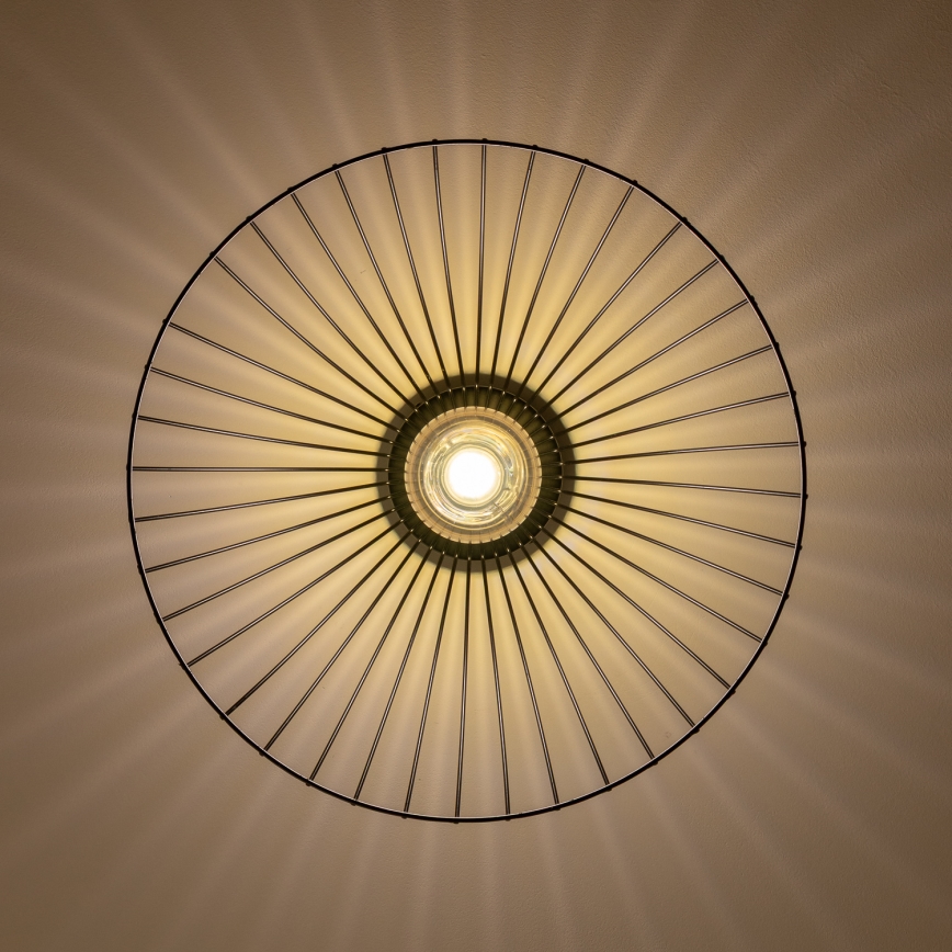 Brilagi - LED плафониера CERIA WIRE 1xE27/40W/230V Ø 45 см черна