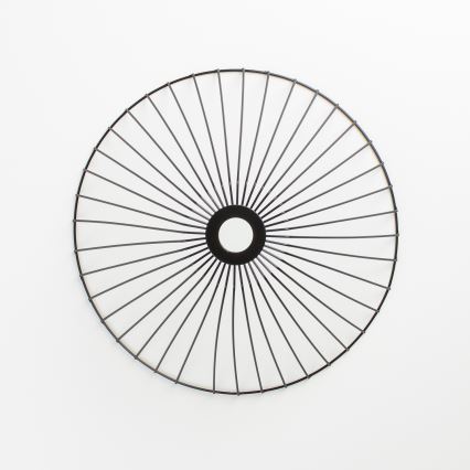 Brilagi - LED плафониера CERIA WIRE 1xE27/40W/230V Ø 45 см черна