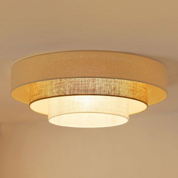 Brilagi - LED Плафониера DENVER LUNETA LED/12W/230V Ø 60 см 3000K/4000K/6400K бежов/кремав