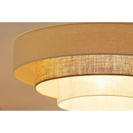 Brilagi - LED Плафониера DENVER LUNETA LED/12W/230V Ø 60 см 3000K/4000K/6400K бежов/кремав