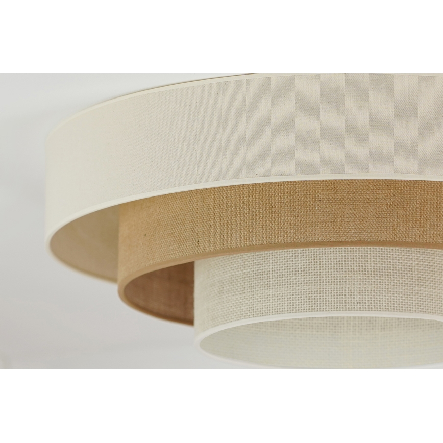 Brilagi - LED Плафониера DENVER LUNETA LED/12W/230V Ø 60 см 3000K/4000K/6400K бежов/кремав