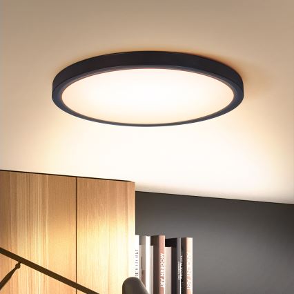 Brilagi - LED Плафониера ESTELA LED/18W/230V черен