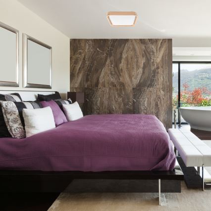 Brilagi - LED Димируем плафон MANAROLA CUBIC LED/24W/230V 3000-6500K бор + дистанционно управление