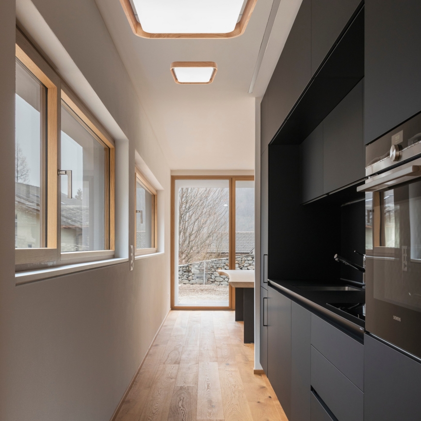 Brilagi - LED Димируем плафон MANAROLA CUBIC LED/24W/230V 3000-6500K дъб + дистанционно управление