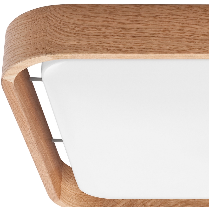 Brilagi - LED Димируем плафон MANAROLA CUBIC LED/24W/230V 3000-6500K дъб + дистанционно управление