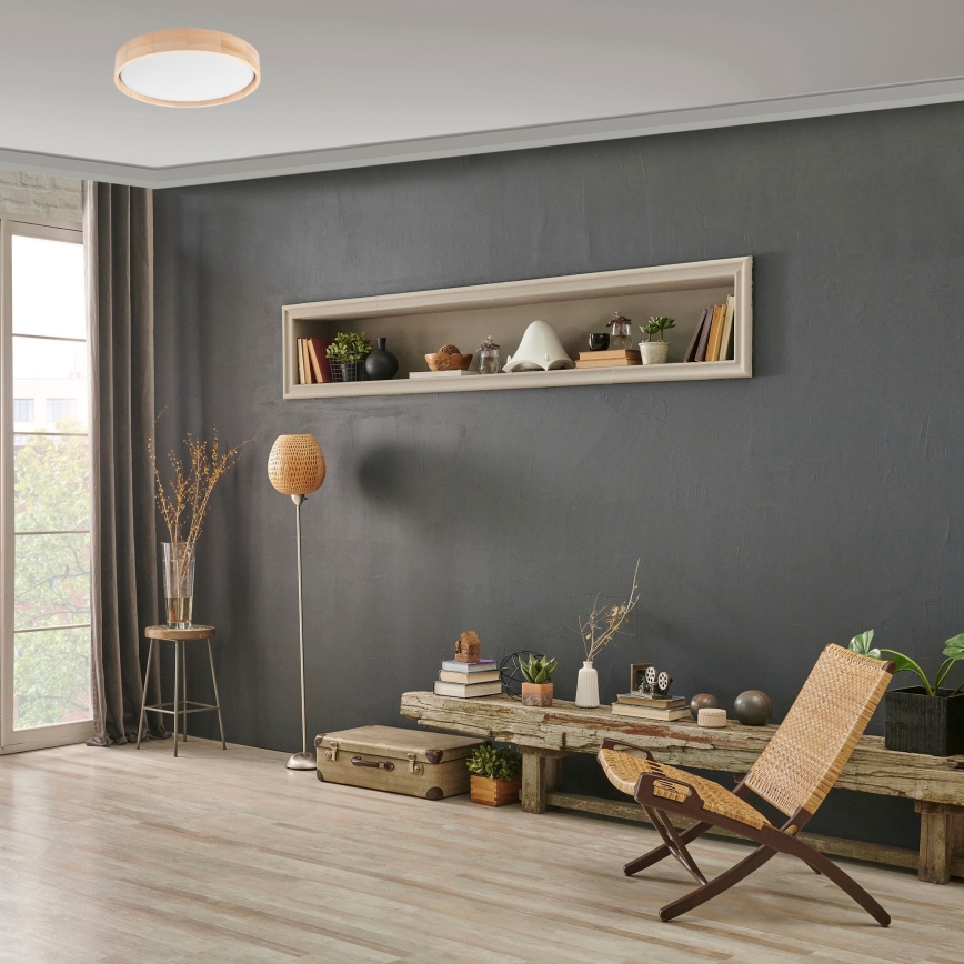 Brilagi - LED Димируем плафон MANAROLA SMART LED/24W/230V 2700-6500K Ø 41 см Wi-Fi + дистанционно управление Tuya