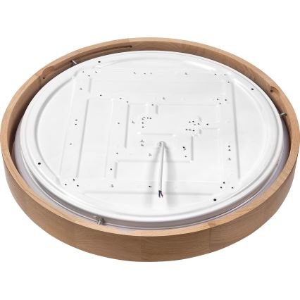Brilagi - LED Димируем плафон MANAROLA SMART LED/36W/230V 2700-6500K дъб Ø 51 см Wi-Fi + дистанционно управление Tuya