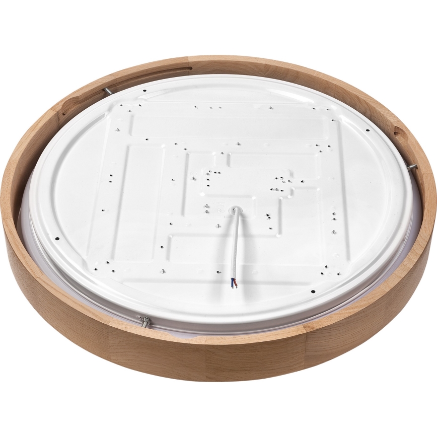Brilagi - LED Димируем плафон MANAROLA SMART LED/36W/230V 2700-6500K дъб Ø 51 см Wi-Fi + дистанционно управление Tuya