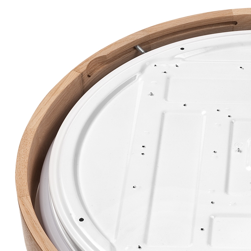 Brilagi - LED Димируем плафон MANAROLA SMART LED/36W/230V 2700-6500K дъб Ø 51 см Wi-Fi + дистанционно управление Tuya