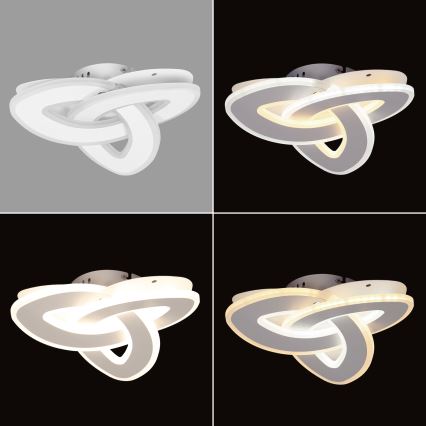 Brilagi - LED Димируем плафон MODERN MINI LED/49W/230V 3000/4000/6000K 30x30 см + дистанционно управление