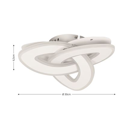 Brilagi - LED Димируем плафон MODERN MINI LED/49W/230V 3000/4000/6000K 30x30 см + дистанционно управление